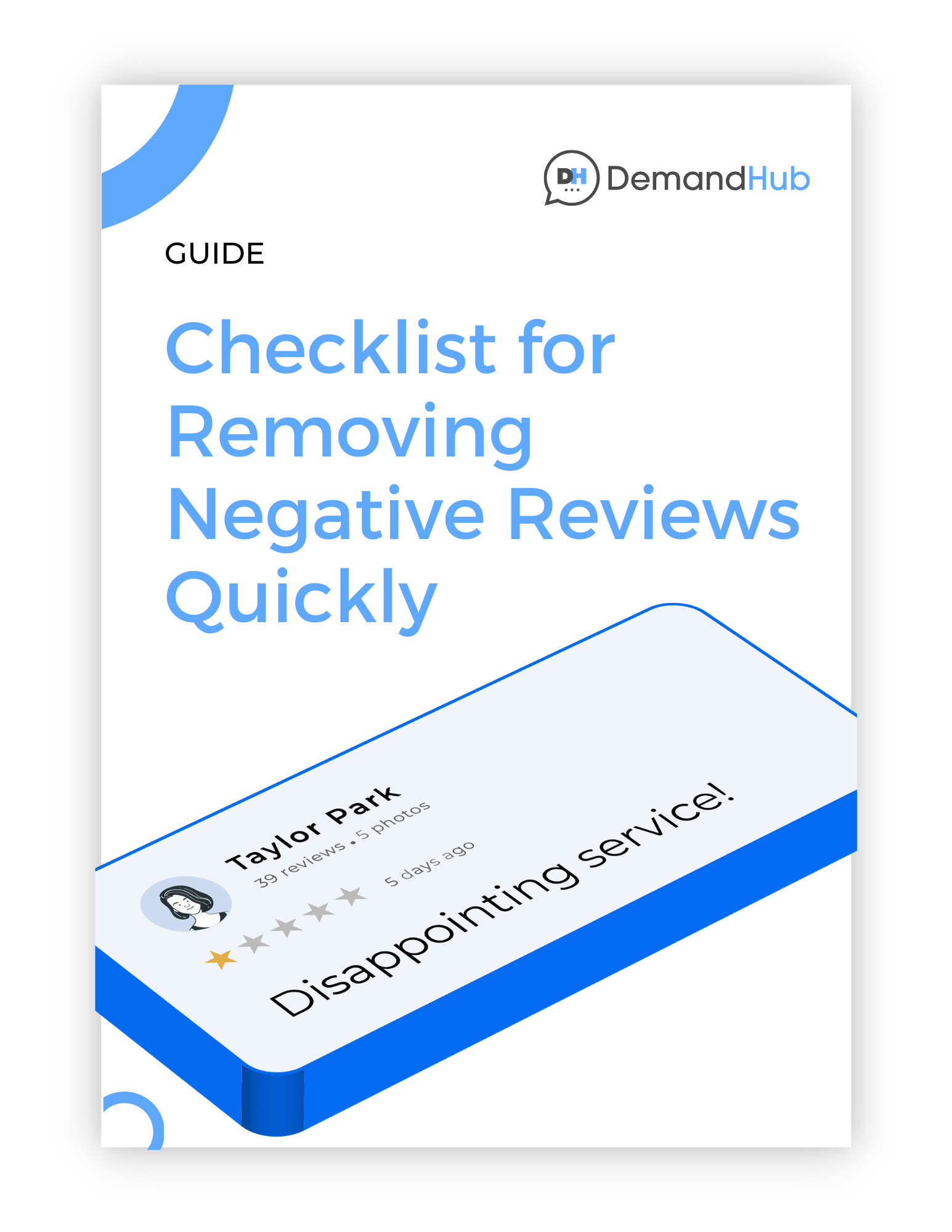 Checklist for Removing Negative Reviews Quickly